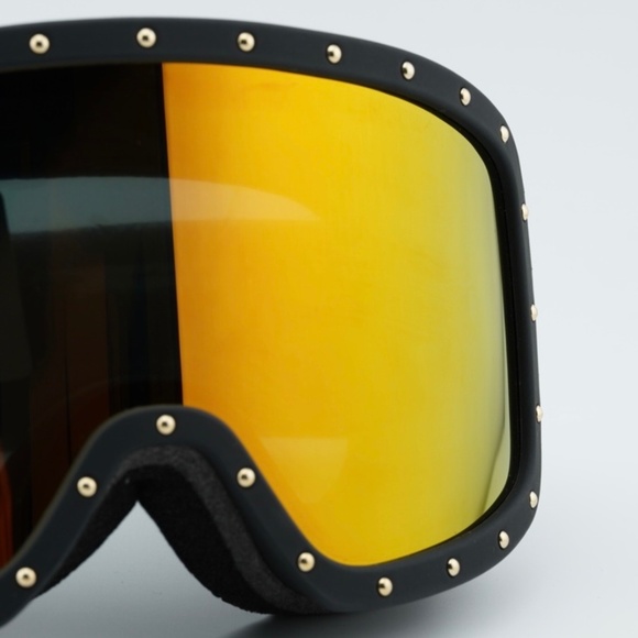 New! Celine Ski Mask C40196U 99C, Gold Mirror, Authentic - Picture 3 of 16